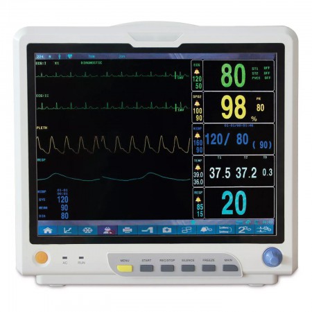 15″ Ecran Multi-paramètre Moniteur Patient CMS9200