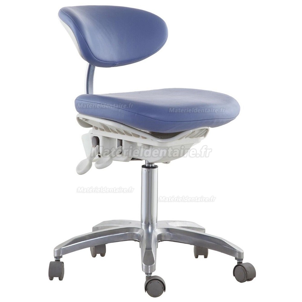 Tabouret dentaire, siège de chaise dynamique dentiste QIYUAN QYDS-PB1 avec base de pied