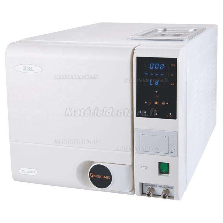 Autoclave dentaire Stérilisateur à vapeur automatique Écran LCD Classe B avec imprimante SUN SUN18/23-III 18/23L 